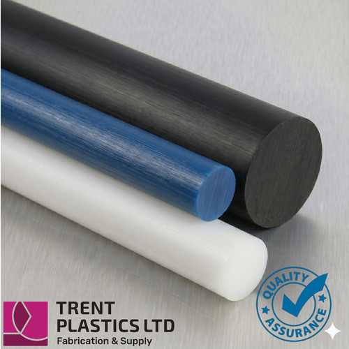 Acetal stab schwarz natur - acetal,