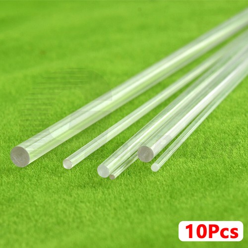 10x 6mm massiv - 1-6mm, klar