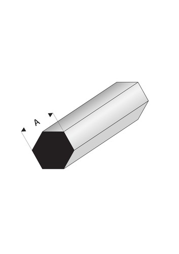 Super styrol sechskantstange - styrol,