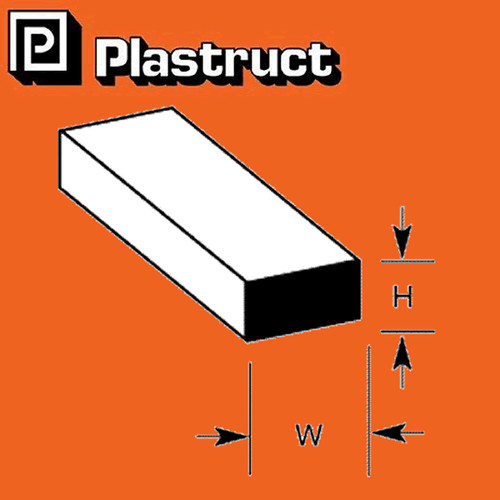 Massiver rechteckstab 2mm - massiver,